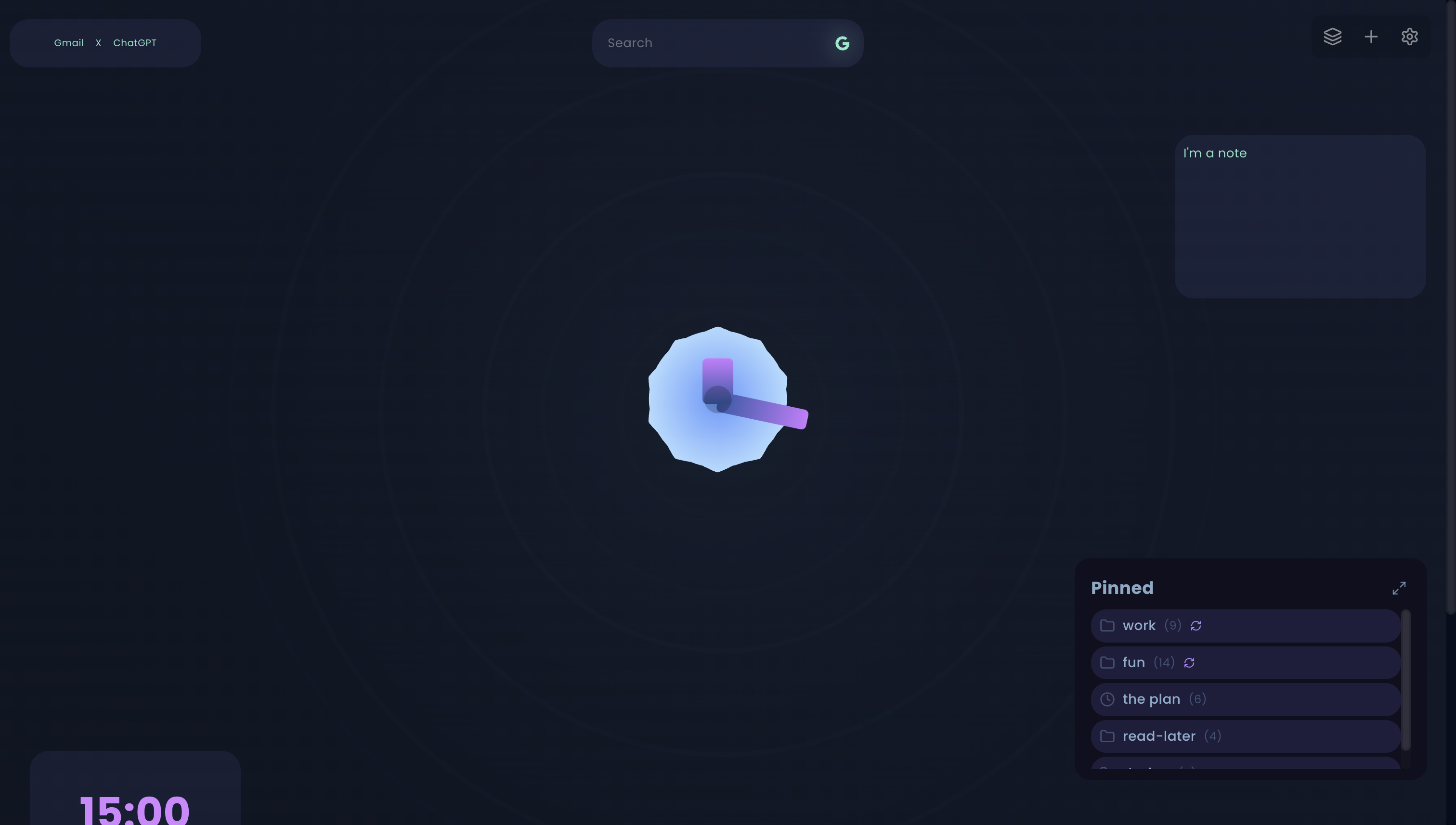 Beautiful New Tab Dashboard
